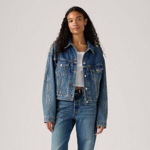 Levi's Women's Shrunken 90's Trucker Jacket - Solargenic M